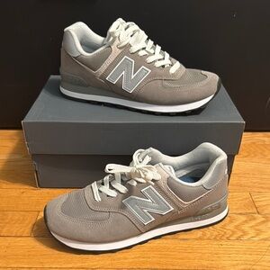New Balance 574 Gray, Women’s 10